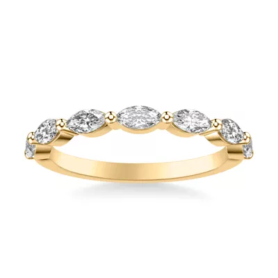 Betty Grand Marquise Lab Diamond Band