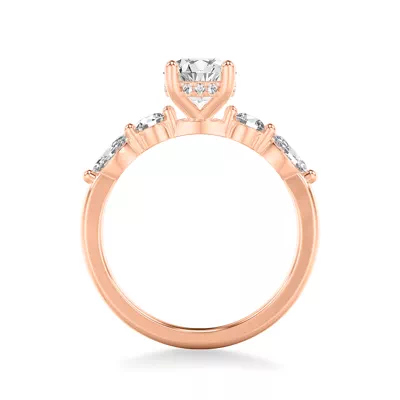 Deirdre Luxe Hidden Halo Engagement Ring