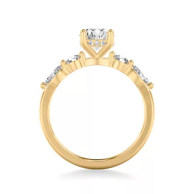 Deirdre Luxe Hidden Halo Engagement Ring