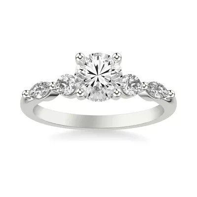 Deirdre Luxe Hidden Halo Engagement Ring