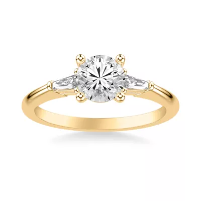 Estrella Baguette Diamond Accent Engagement Ring