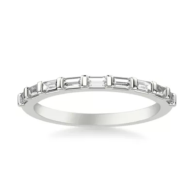 Estrella Baguette Diamond Accent Band