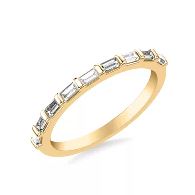Estrella Baguette Diamond Accent Band