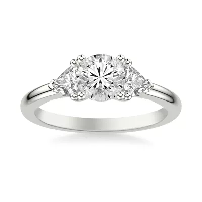 Maura Trillion Lab Three Stone Engagement Ring (0.50 ctw)