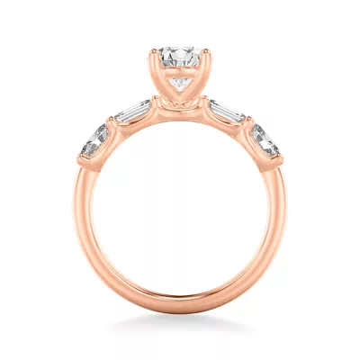 Kent Mixed-Shape Lab Engagement Ring