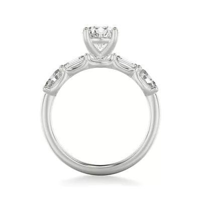 Kent Mixed-Shape Lab Engagement Ring