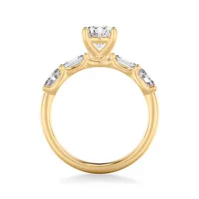 Kent Mixed-Shape Lab Engagement Ring