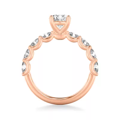Bedford East-West Oval Lab Engagement Ring