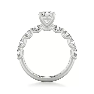 Bedford East-West Oval Lab Engagement Ring