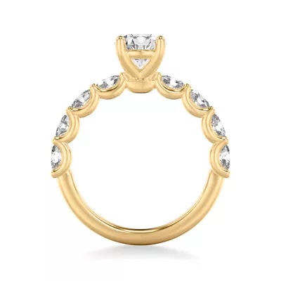 Bedford East-West Oval Lab Engagement Ring