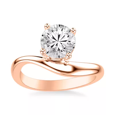 Curvelle Solitaire Engagement Ring