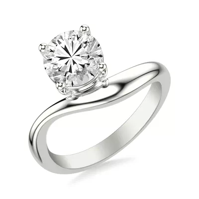 Curvelle Solitaire Engagement Ring