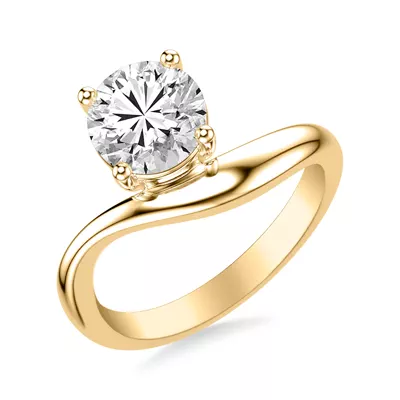 Curvelle Solitaire Engagement Ring