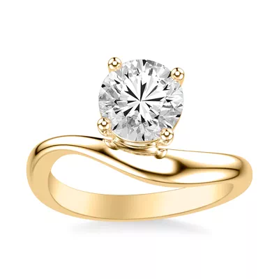 Curvelle Solitaire Engagement Ring