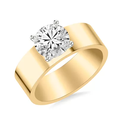 Cortina Wide Engagement Ring (6.5mm)