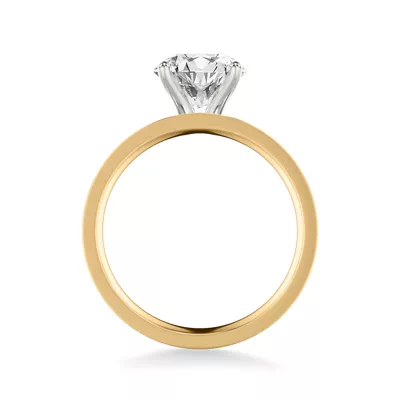 Cortina Wide Engagement Ring (6.5mm)