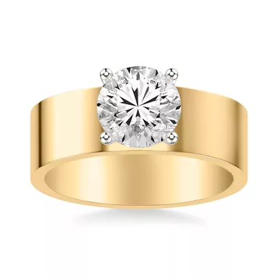 Cortina Wide Engagement Ring (6.5mm)