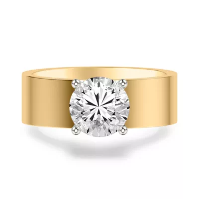 Cortina Wide Engagement Ring (6.5mm)