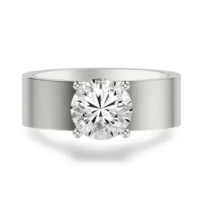 Cortina Wide Engagement Ring (6.5mm)