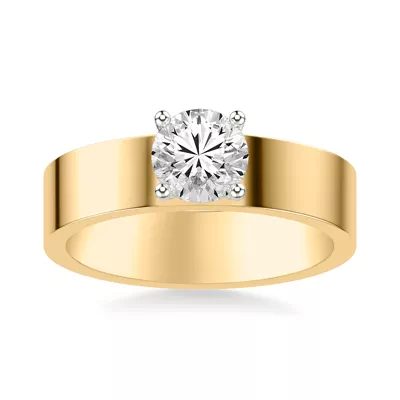 Cortina Wide Engagement Ring (5mm)
