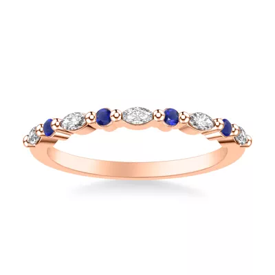 Alanna Sapphire Accent Band