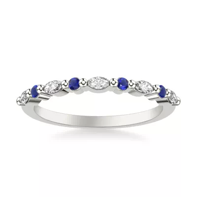 Alanna Sapphire Accent Band