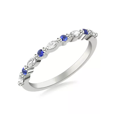 Alanna Sapphire Accent Band