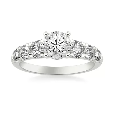 Martina Hidden Halo Engagement Ring