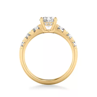 Martina Hidden Halo Engagement Ring