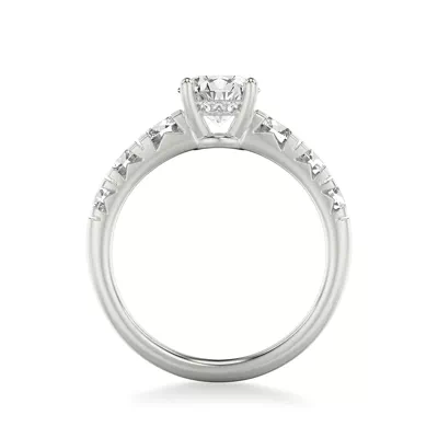 Martina Hidden Halo Engagement Ring