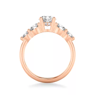 Simone Hidden Halo Engagement Ring
