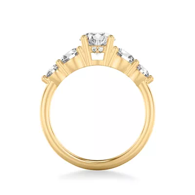 Simone Hidden Halo Engagement Ring