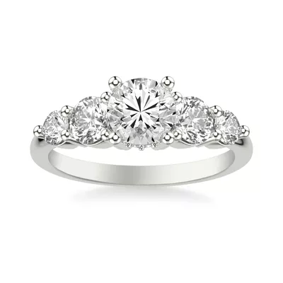 Simone Hidden Halo Engagement Ring