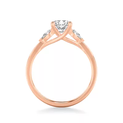 Jacie Three Stone Engagement Ring