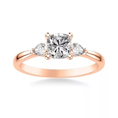 Jacie Three Stone Engagement Ring