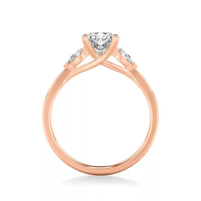 Jacie Three Stone Engagement Ring