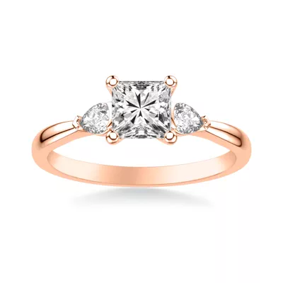 Jacie Three Stone Engagement Ring