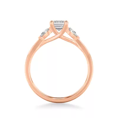 Jacie Three Stone Engagement Ring