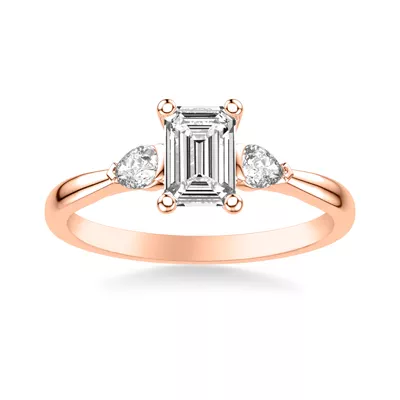 Jacie Three Stone Engagement Ring