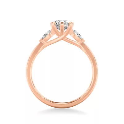 Jacie Three Stone Engagement Ring