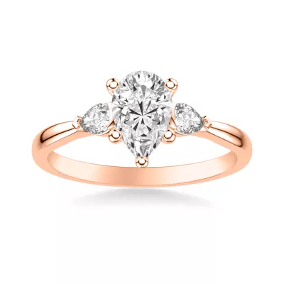 Jacie Three Stone Engagement Ring