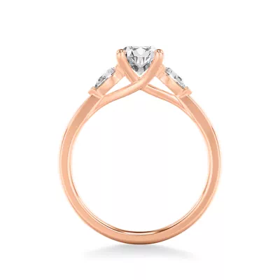 Jacie Three Stone Engagement Ring