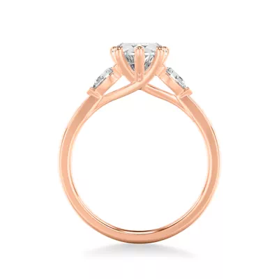Jacie Three Stone Engagement Ring