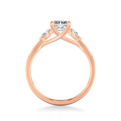 Jacie Three Stone Engagement Ring