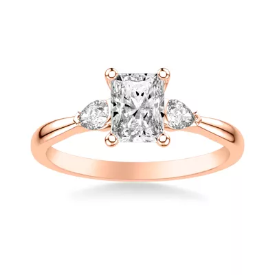 Jacie Three Stone Engagement Ring