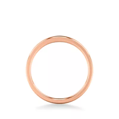 Jacie High Polished Wedding Band