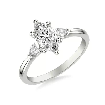 Jacie Three Stone Engagement Ring