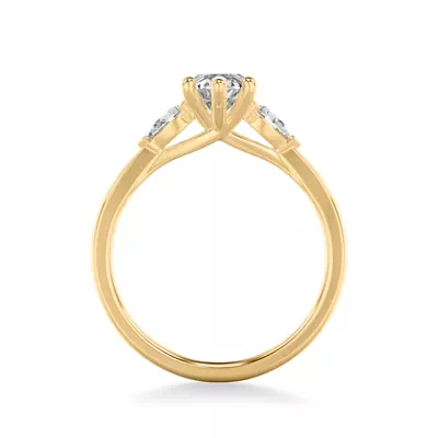 Jacie Three Stone Engagement Ring