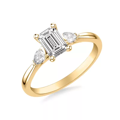 Jacie Three Stone Engagement Ring