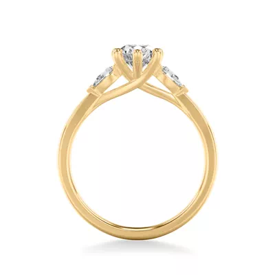 Jacie Three Stone Engagement Ring